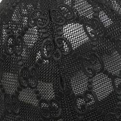 Pre Owned Gucci Black GG Mesh Baseball Cap M