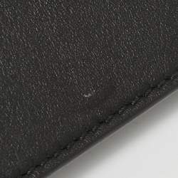 Pre Owned Gucci Black Leather GG Marmont Pearl Belt 90CM