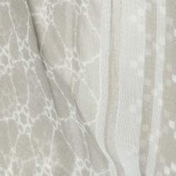 Gucci Grey Horsebit Detail Printed Cotton Scarf