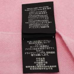 Gucci Pink LOVED Embellished Cashmere & Silk Scarf