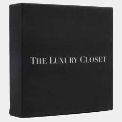 Pre Owned Gucci Black/White GG Printed Silk Scarf