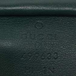 Pre Owned Gucci White/Red Elastic Band Butterfly Crystals Belt 95CM