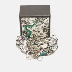 Pre Owned  Gucci Spirit Silver Tone Choker Necklace