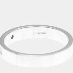 Gucci Icon Print Ring White Gold 18K Diamond Silver