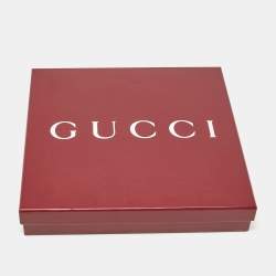 Pre Owned Gucci Black Floral Print Silk Square Scarf