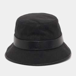 Gucci Black GG Supreme Canvas Bucket Hat M