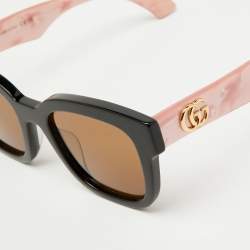 Gucci Two Tone/Brown GG0998S Square Sunglasses
