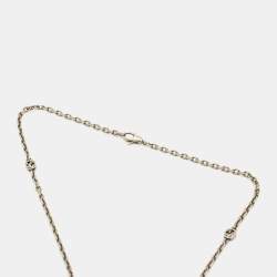 Gucci Heart Enamel Sterling Silver Necklace