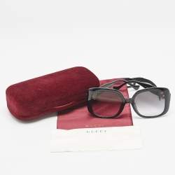 Gucci Black Gradient GG1029SA Oversized Sunglasses