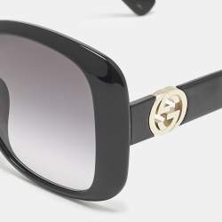 Gucci Black Gradient GG1029SA Oversized Sunglasses