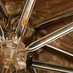 مملوكة مسبقًا Gucci Beige GG Nylon Folding Umbrella