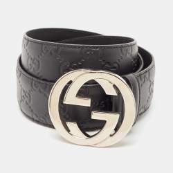 Gucci Black Leather Horsebit Buckle Belt 95CM Gucci | TLC