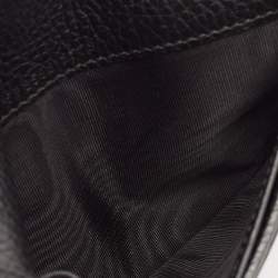 Gucci Black Leather GG Marmont Passport Holder