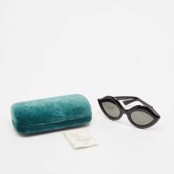 Gucci Black GG0085S Lip Cat Eye Sunglasses