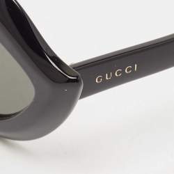 Gucci Black GG0085S Lip Cat Eye Sunglasses