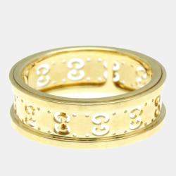 Gucci 18K Yellow Gold Icon Ring EU 55