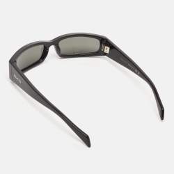 Pre Owned Gucci Black GG1778S Rectangle Sunglasses