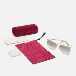 Gucci Grey Gradient GG0820S Square Sunglasses