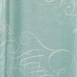 Gucci Blue Printed Silk Square Scarf 
