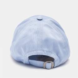 Gucci Ligi Blue Logo Embroidered Cotton Baseball Cap XS (56 cm)