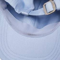 Gucci Ligi Blue Logo Embroidered Cotton Baseball Cap XS (56 cm)