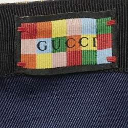 Pre Owned Gucci Yellow GG Canvas Baseball Cap S