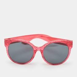 Gucci Pink/Black GG0035SA Interlocking G Oversized Sunglasses