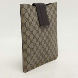 Gucci Beige/Ebony GG Coated Canvas iPad Case