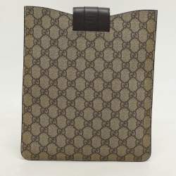 Gucci Beige/Ebony GG Coated Canvas iPad Case