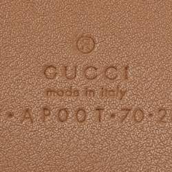 Gucci Tan Leather GG Marmont Buckle Belt 70 CM
