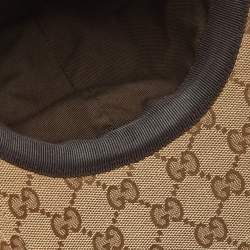 Gucci Beige GG Supreme Canvas Baseball Cap S