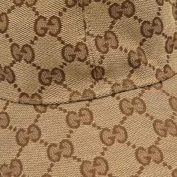 Gucci Beige GG Supreme Canvas Baseball Cap S