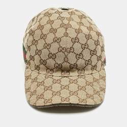 Gucci Beige GG Canvas Baseball Cap M