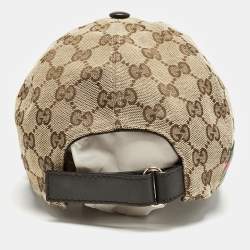 Gucci Beige GG Canvas Baseball Cap M
