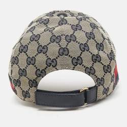 Gucci Blue GG Canvas Baseball Cap S