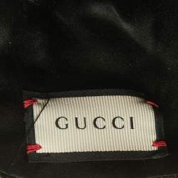 Gucci Metallic Leopard Pattern Lamé Turban Headband M