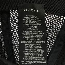 Gucci Beige/Black Tiger Print GG Supreme Canvas & Mesh Baseball Cap M