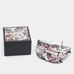 Pre Owned Gucci GG Marmont Resin GG Sterling Silver 925 Pendant Necklace