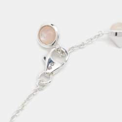 Pre Owned Gucci GG Marmont Resin GG Sterling Silver 925 Pendant Necklace