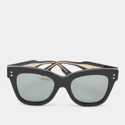 Gucci Black/Gold GG1082S Square Sunglasses