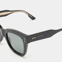 Gucci Black/Gold GG1082S Square Sunglasses