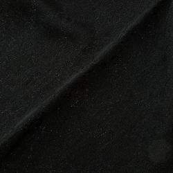 Pre Owned Gucci Black Guccissima Fringed Edge Wool Scarf