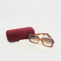 Gucci Tortoise Brown Gradient GG0632S Square Sunglasses