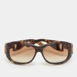 Gucci Brown Havana/Grey Gradient GG 2970/S Bamboo Horsebit Sunglasses