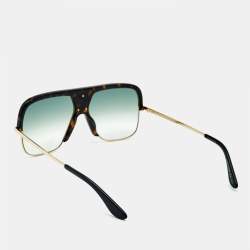 Gucci Tortoise Brown Gradient GG0478S Double G Square Sunglasses