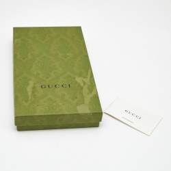 Pre Owned Gucci Pink Iridescent GG Lamé Jacquard Scarf