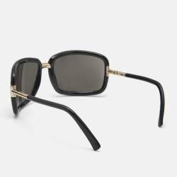 مملوكة مسبقًا نظارة شمسية غوتشي جي جي 1536/أس سوداء كبيرة الحجم