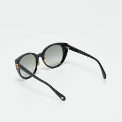 مملوكة مسبقًا Gucci Black Gradient GG0369S Round Sunglasses