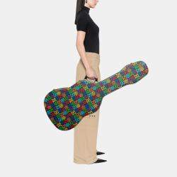 Pre Owned Gucci GG Supreme Psychedelic Guitar Case