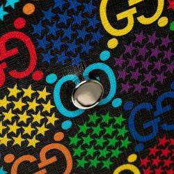 Pre Owned Gucci GG Supreme Psychedelic Guitar Case
